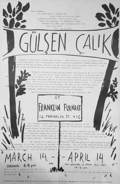 franklin furnace exhibit